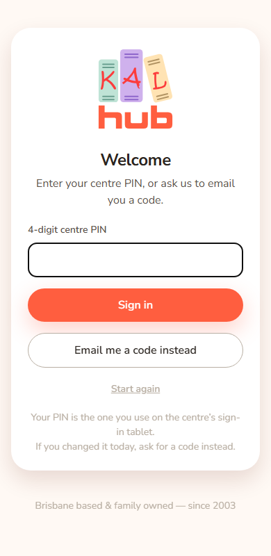 The PIN step on a phone after typing sam.example@example.com.